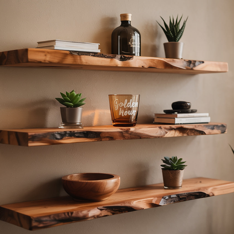 Floating Shelves | Handcrafted Wood Wall Shelves