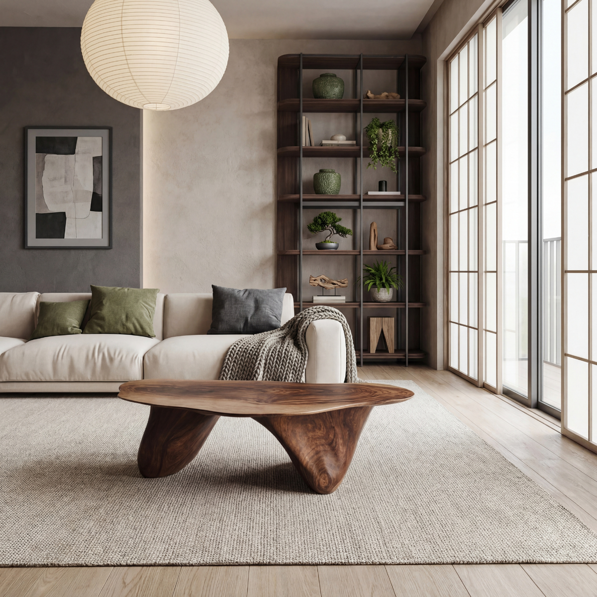 Handcrafted Low Table – Modern Solid Wood for Sophisticated Interiors - Bespoke Wood TTK
