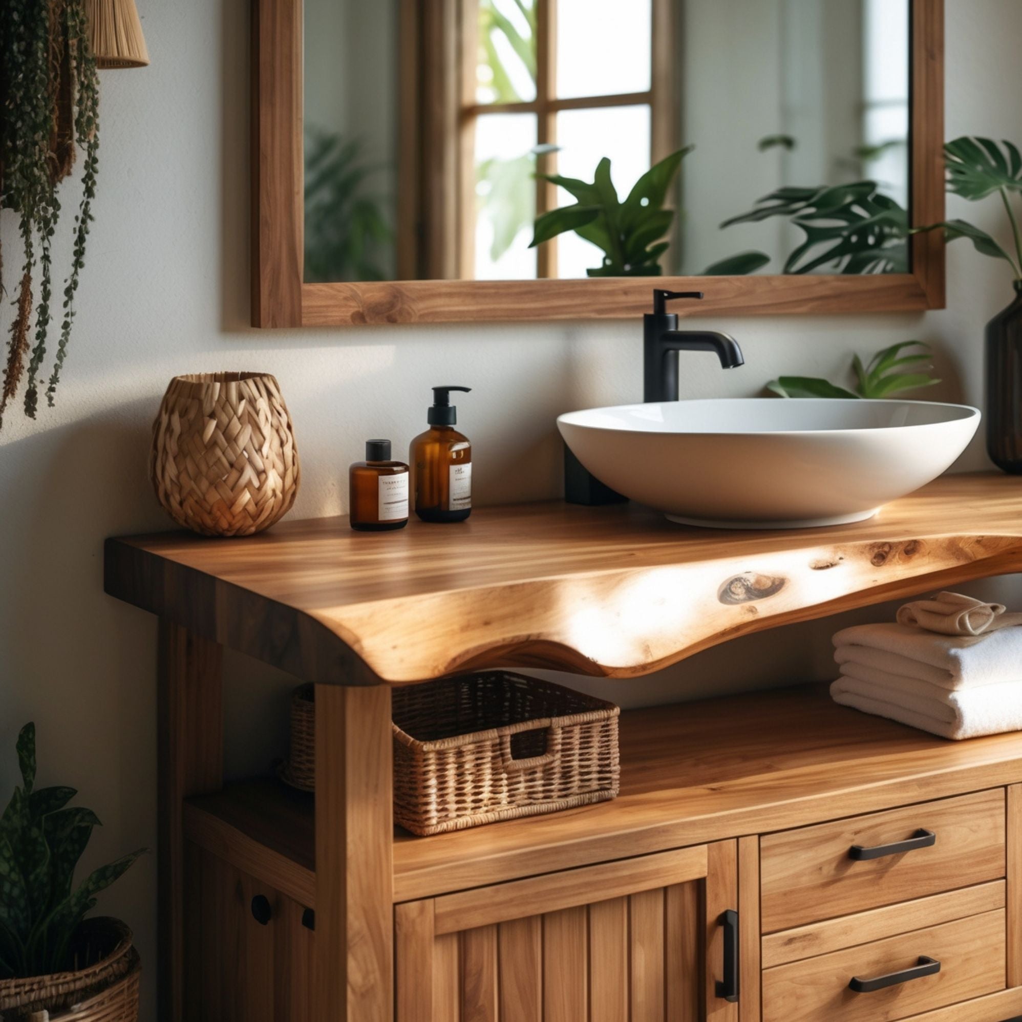 Luxury Live Edge Bathroom Vanity