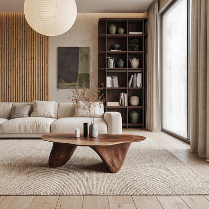 Handcrafted Low Table – Modern Solid Wood for Sophisticated Interiors - Bespoke Wood TTK