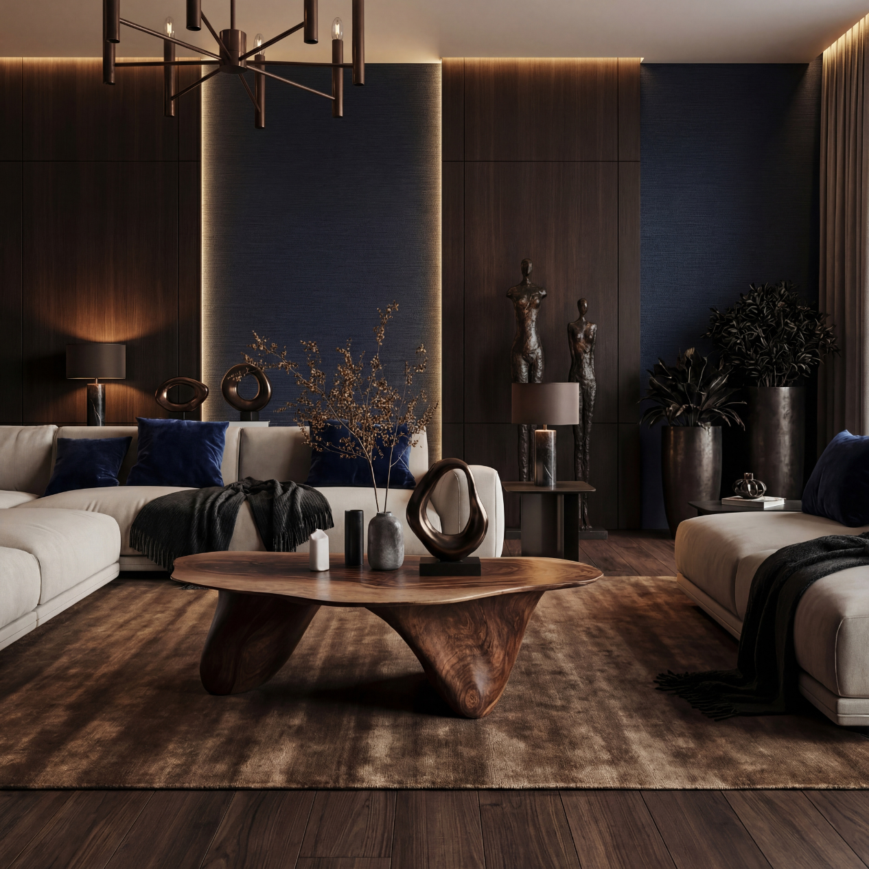 Handcrafted Low Table – Modern Solid Wood for Sophisticated Interiors - Bespoke Wood TTK