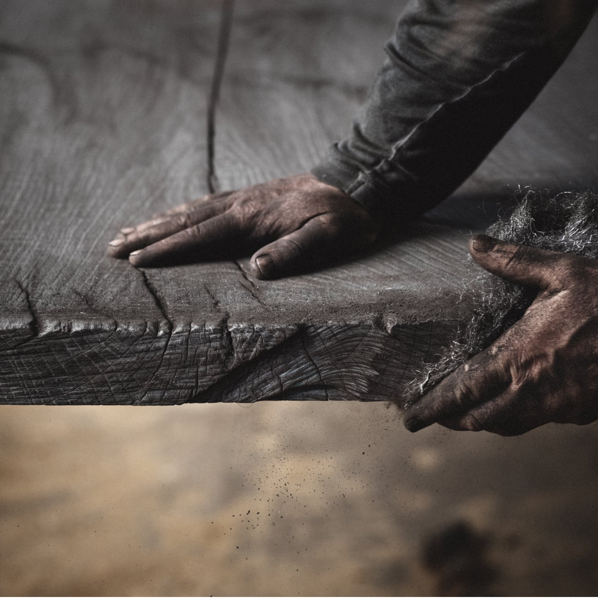 Live Edge Solid Wood Coffee Table – Rustic Low Dining & Living Room Table, Handmade Reclaimed Wood - Bespoke Wood TTK