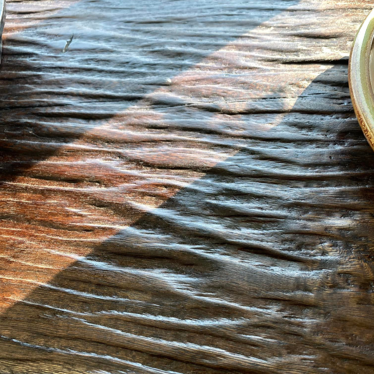 Live Edge Solid Wood Coffee Table – Rustic Low Dining & Living Room Table, Handmade Reclaimed Wood - Bespoke Wood TTK